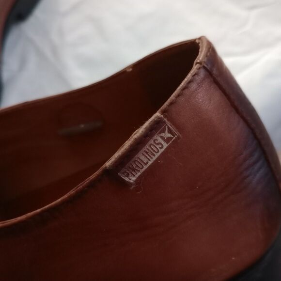 Pikolinos Brown Leather Monk Strap Shoes Mens Size 13 US 46 EU Morocco main image 6
